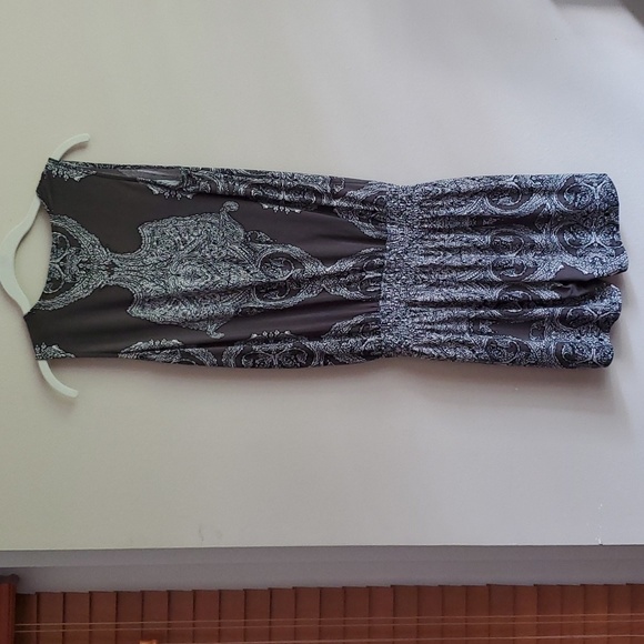 INC International Concepts Flowy Paisley Surplus Neckline Romper Smocked NWOT, M - Picture 3 of 8